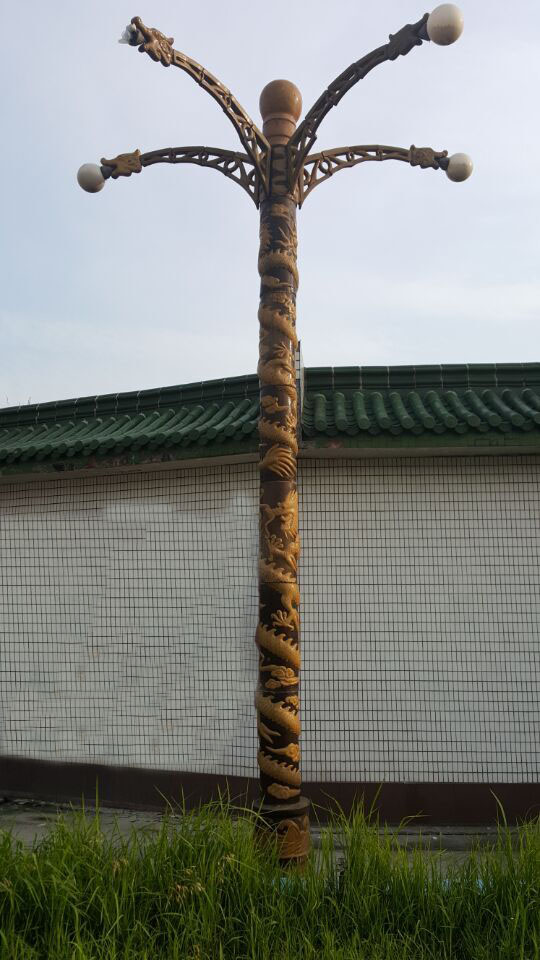 陶瓷龍柱燈 陶瓷龍柱燈